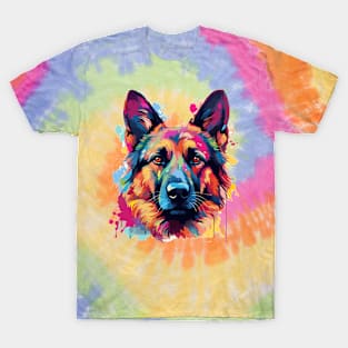 Watercolor German Shepherd T-Shirt